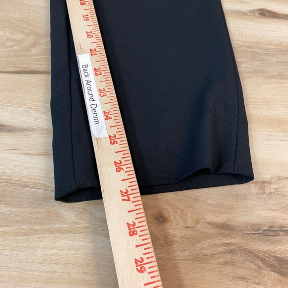 Banana Republic Pants Tailored Fit Black Trousers Men 33x28 Performance Stretch - Picture 6 of 9